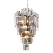 Eurofase Lighting Altesa 20 Light 22" Wide Waterfall Chandelier Chrome