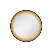 Eurofase Lighting Anya 30" Diameter Modern Circular Bathroom Wall Mirror with LED Lighting Black