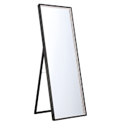 Eurofase Lighting Cerissa 24" W x 65" H Modern Rectangular Bathroom Wall Mirror with LED Lighting Black