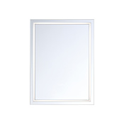 Eurofase Lighting Eris 24" W x 32" H Modern Rectangular Bathroom Wall Mirror with LED Lighting Mirrored