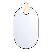 Eurofase Lighting Mrissa 21"W x 39"H Framed Touch Control Selectable White LED Bathroom Mirror Black