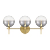 Eurofase Lighting Iissa 3 Light 24" Wide Vanity Light Gold