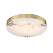 Eurofase Lighting Noga 22" Wide Flush Mount Drum Ceiling Fixture Gold