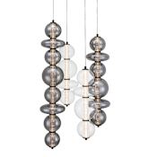 Eurofase Lighting Atomo 50" Wide LED Chandelier Matte Black