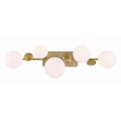 Eurofase Lighting Vine 5 Light 36" Wide Vanity Light Gold