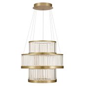 Eurofase Lighting Empra 3 Light 36" Wide LED Ring Chandelier Gold