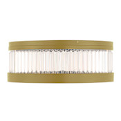 Eurofase Lighting Empra 24" Wide LED Flush Mount Ceiling Fixture Gold