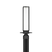 Eurofase Lighting Florin 18" Tall Post Light Sand Black