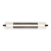 Eurofase Lighting Neoness 35" Wide LED Vanity Light Weathered Brass / Clear Glass