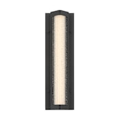 Eurofase Lighting Hy50 16" Tall LED Outdoor Wall Sconce Sand Black