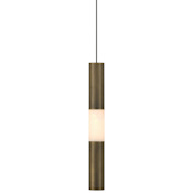 Eurofase Lighting Ronda 2" Wide LED Mini Pendant Weathered Brass