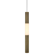Eurofase Lighting Ronda 2" Wide LED Mini Pendant Weathered Brass