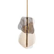 Eurofase Lighting Grotto 8" Wide LED Mini Pendant Antique Brass