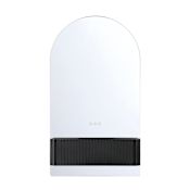 Eurofase Lighting Erabel 20"W x 36"H Arched Flat Frameless Wall Mounted Bathroom Mirror with Lighting Matte Black