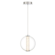 Eurofase Lighting Atomo 9" Wide LED Mini Pendant Chrome