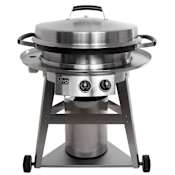 EVO Affinity 30G 48,000 BTU 40 Inch Wide Natural Gas Free Standing Grill with Ceramic Cooking Surface Stainless