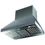Faber Camino Pro Series 600 - 1,200 CFM 36 Inch Wide Wall Mounted Range Hood with Rainbow Controls and Baffle Filters Stainless Steel
