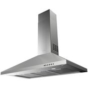 Faber Classica Plus Series 295 - 600 CFM 36 Inch Wide Wall Mounted Range Hood with VAM Technology and Mesh Filters Stainless Steel