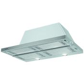 Faber Cristal Series 300 - 600 CFM 30 Inch Wide Under Cabinet Range Hood with Vari-Duct and LED Lights Stainless Steel