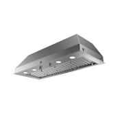 Faber Inca Pro Plus Series 1,200 CFM 48 Inch Wide Range Hood Insert with Internal Blower Stainless Steel