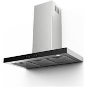Faber Stilo Series 295 - 600 CFM 36 Inch Wide Wall Mounted Range Hood with VAM Technology and Sound Pro Technology Stainless Steel