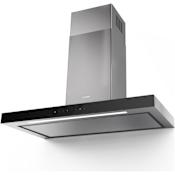 Faber Stilo Suprema Series 295 - 600 CFM 36 Inch Wide Wall Mounted Range Hood with VAM Technology and Perimeter Aspiration Stainless Steel