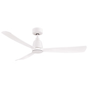 Fanimation Kute 52" 3 Blade Indoor Ceiling Fan with Remote Control Matte White