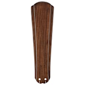 Fanimation 22" Raised Contour Carved Wood Blades for 52" Ceiling Fans - Set of 5 Walnut