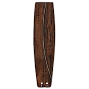 Fanimation 26" Soft Rounded Carved Wood Blades for 60" Ceiling Fans - Set of 5 Walnut