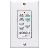 Fanimation 3 Speed Reversible Fan and Up / Down Light Wall Control White