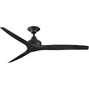Fanimation Spitfire 60" 3 Blade Indoor / Outdoor Ceiling Fan - Remote Control Included Black