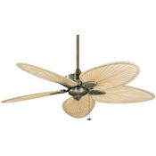 Fanimation Windpointe 52" 5 Blade FanSync Compatible Indoor Ceiling Fan - Blades Included Antique Brass
