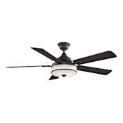 Fanimation Stafford 52" 5 Blade Indoor Ceiling Fan - Remote Control and Light Kit Included Dark Bronze
