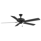 Fanimation Edgewood 60 60" 5 Blade Indoor / Outdoor Smart Ceiling Fan - Wet Rated Black