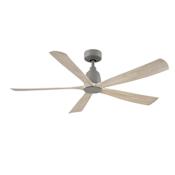 Fanimation Kute5 52 52" 5 Blade Indoor / Outdoor Smart Ceiling Fan Antique Graphite