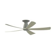 Fanimation Kute5 52" 5 Blade Smart Indoor / Outdoor Hugger Ceiling Fan with Remote Control Included Antique Graphite