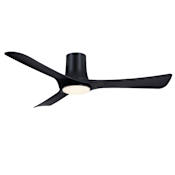 Fanimation Corke 52" 3 Blade Indoor Smart LED Ceiling Fan with Remote Control Black / Black