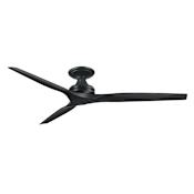 Fanimation Spitfire DC 64" 3 Blade Indoor / Outdoor Smart Ceiling Fan Black