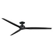 Fanimation Spitfire DC 84" 3 Blade Indoor / Outdoor Smart Ceiling Fan Black