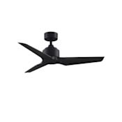 Fanimation TriAire Custom 44" 3 Blade Indoor / Outdoor Ceiling Fan with Remote Control Black