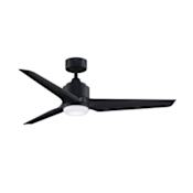 Fanimation TriAire Custom 52" 3 Blade Smart LED Indoor / Outdoor Ceiling Fan with Remote Control Included Black
