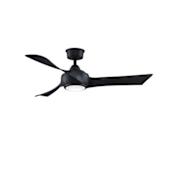 Fanimation Wrap Custom 48" 3 Blade Smart LED Indoor / Outdoor Ceiling Fan with Remote Control Included Black