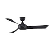 Fanimation Wrap Custom 52" 3 Blade Smart Indoor / Outdoor Ceiling Fan with Remote Control Included Black