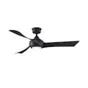 Fanimation Wrap Custom 52" 3 Blade Indoor LED Ceiling Fan with Remote Control Black