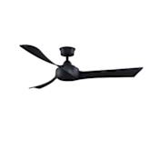 Fanimation Wrap Custom 56" 3 Blade Smart Indoor / Outdoor Ceiling Fan with Remote Control Included Black