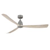 Fanimation Kute 60" 3 Blade Indoor / Outdoor Smart Ceiling Fan Antique Graphite