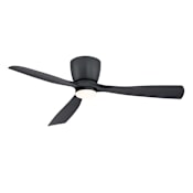 Fanimation Klinch 52" 3 Blade Indoor / Outdoor Smart LED Hanging Ceiling Fan Black
