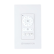 Fanimation 6 Speed Wall Control with Uplight and Downlight Dimmer White