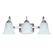 Feit 3 Light 22" Wide Integrated LED Bathroom Vanity Light Brushed Nickel