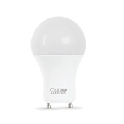 Feit Pack of (2) 10 Watt Dimmable A19 GU24 LED Bulbs - 800 Lumens, 2700K, and 80CRI N/A